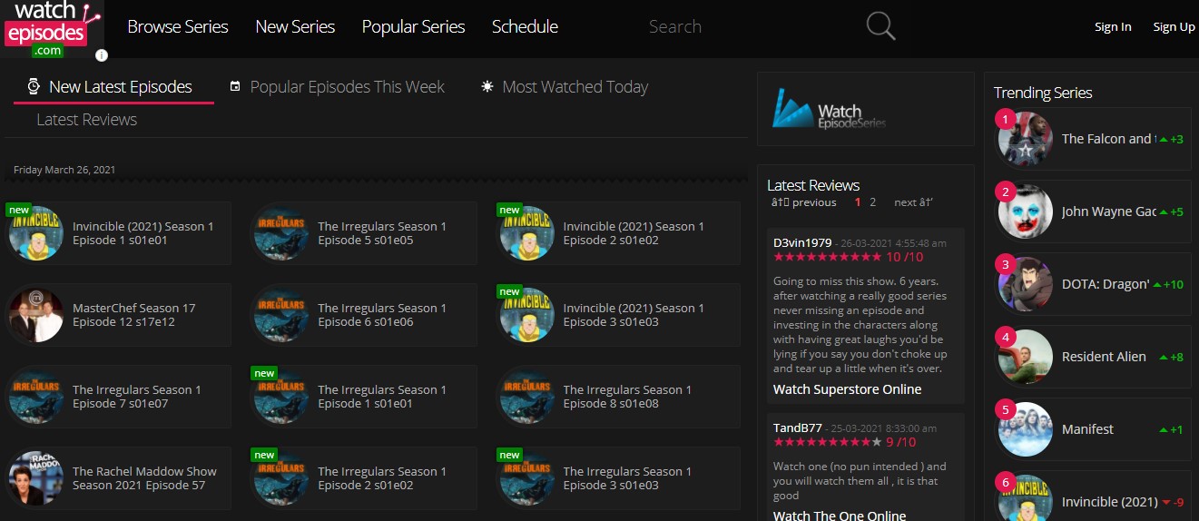 watchepisodes watchepisodes