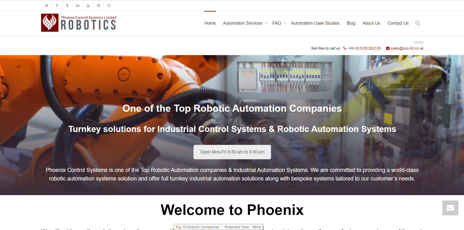 Phoenix Control System Ltd