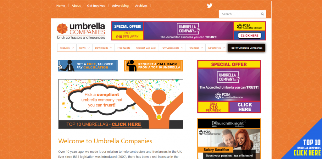 Top 10 Umbrella Companies in the UK eBusiness blog