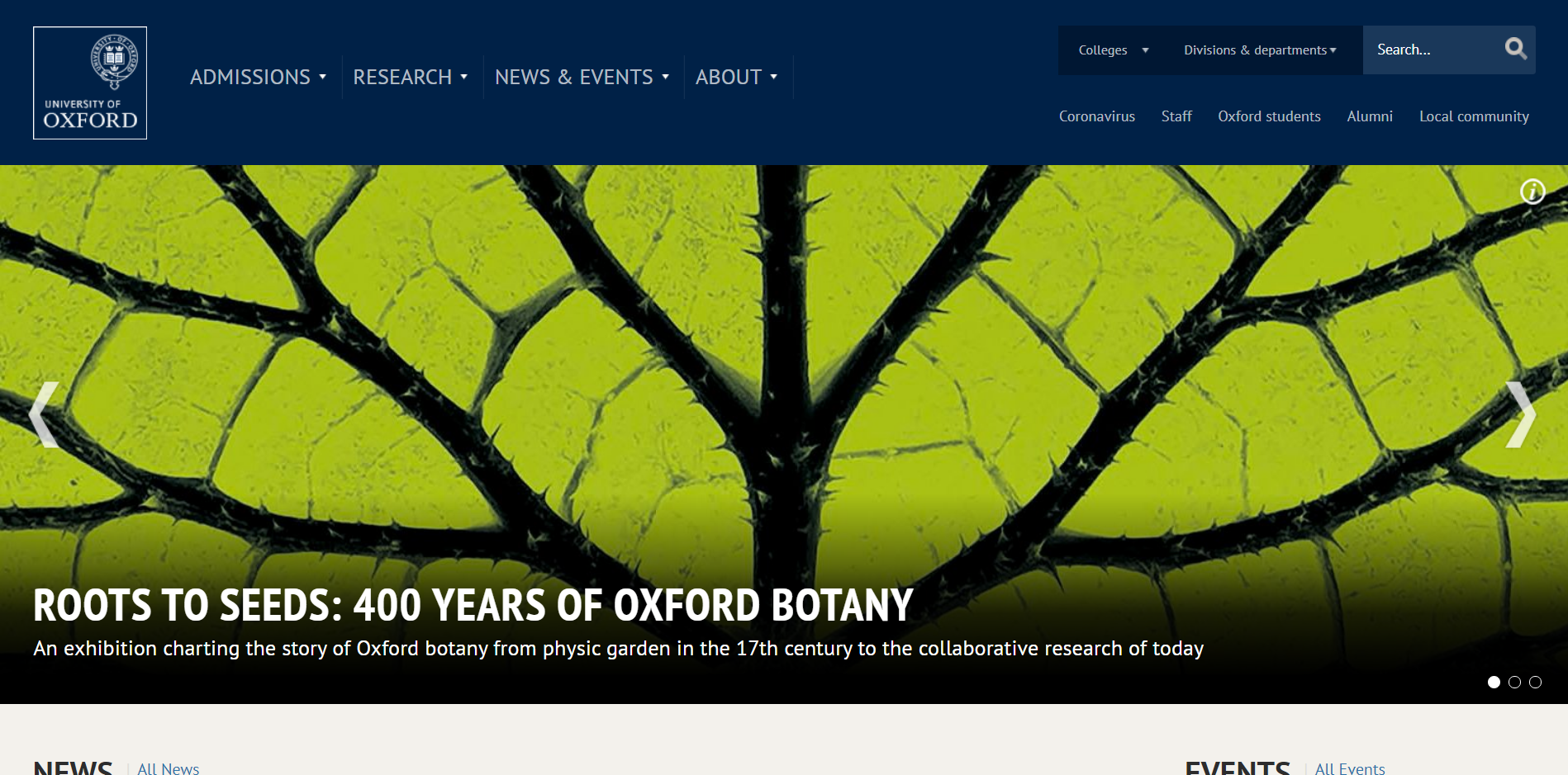 University of Oxford University of Oxford