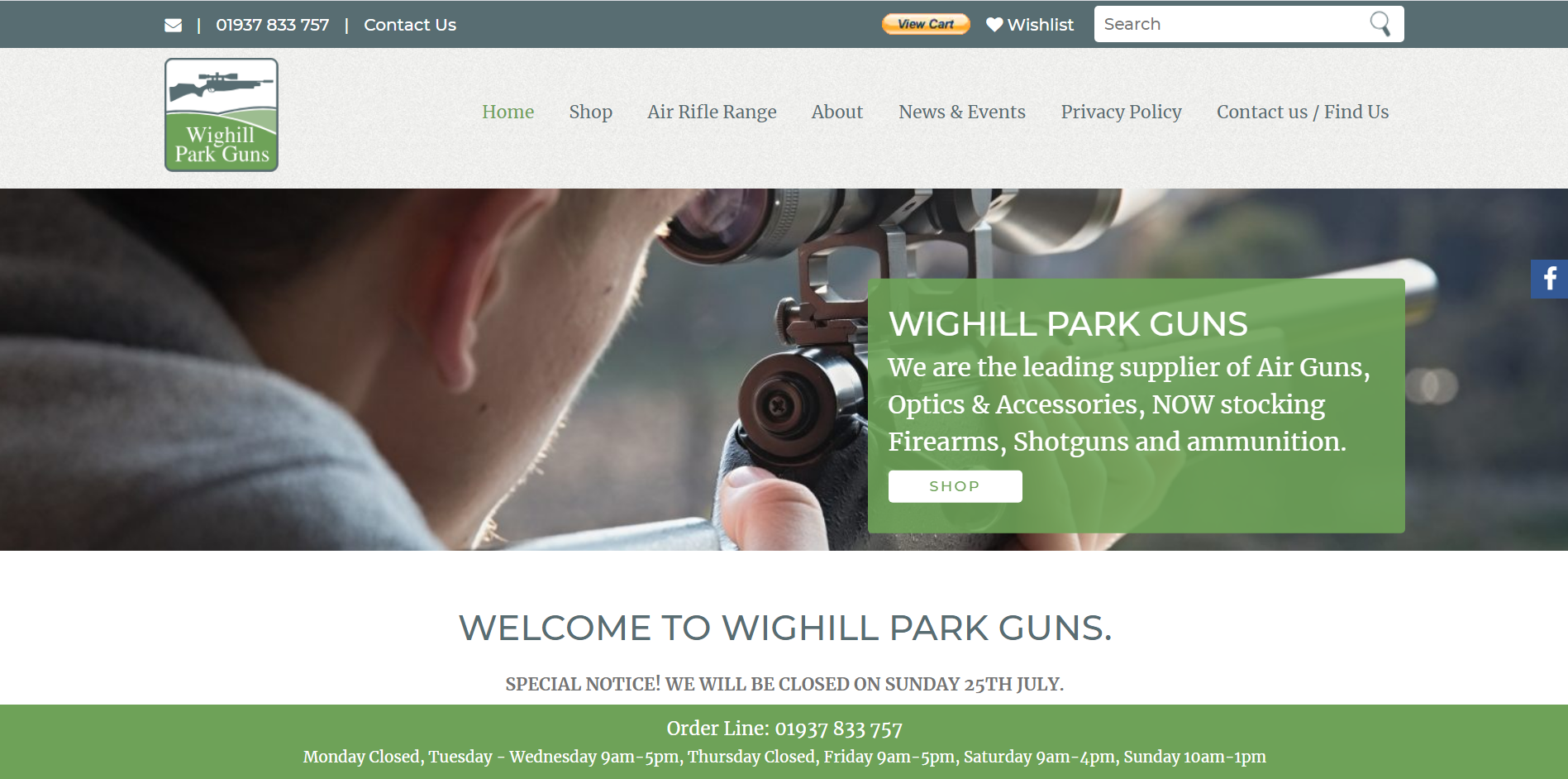 Wighill Park Guns