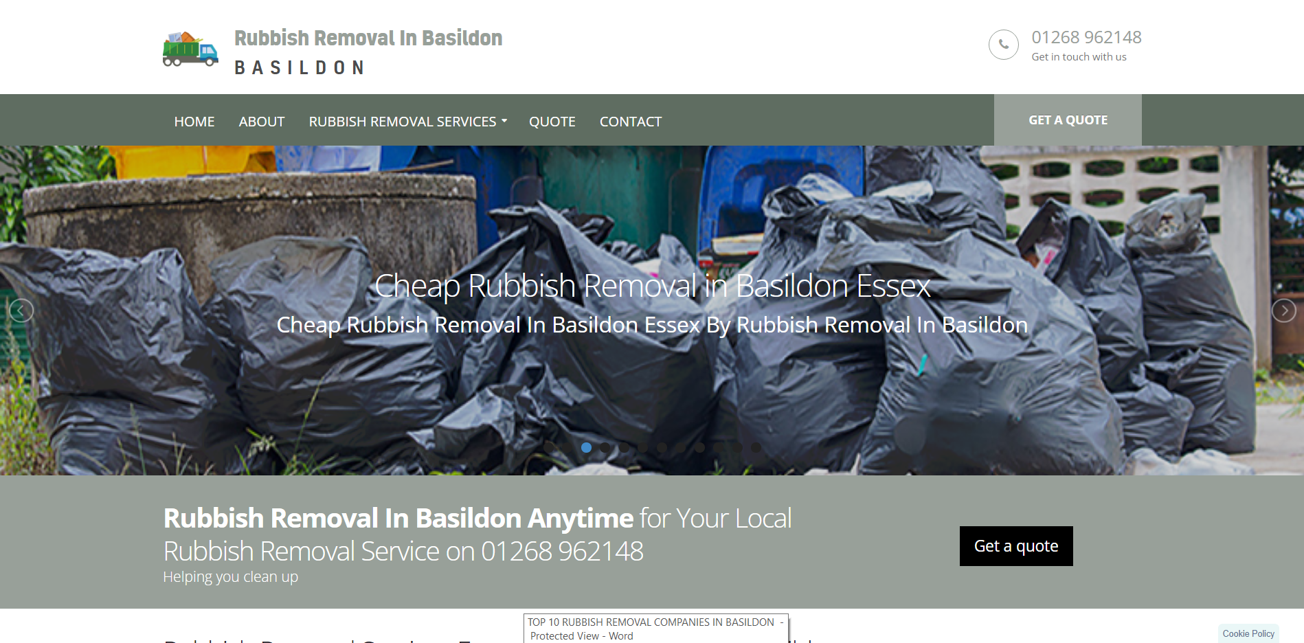 Rubbish Removal in Basildon