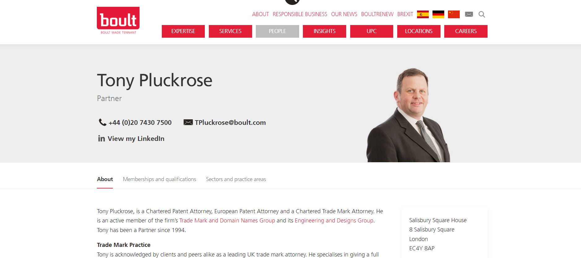 Tony Pluckrose Tony Pluckrose