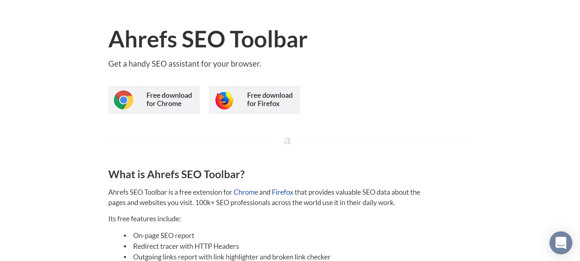 SEO Toolbar