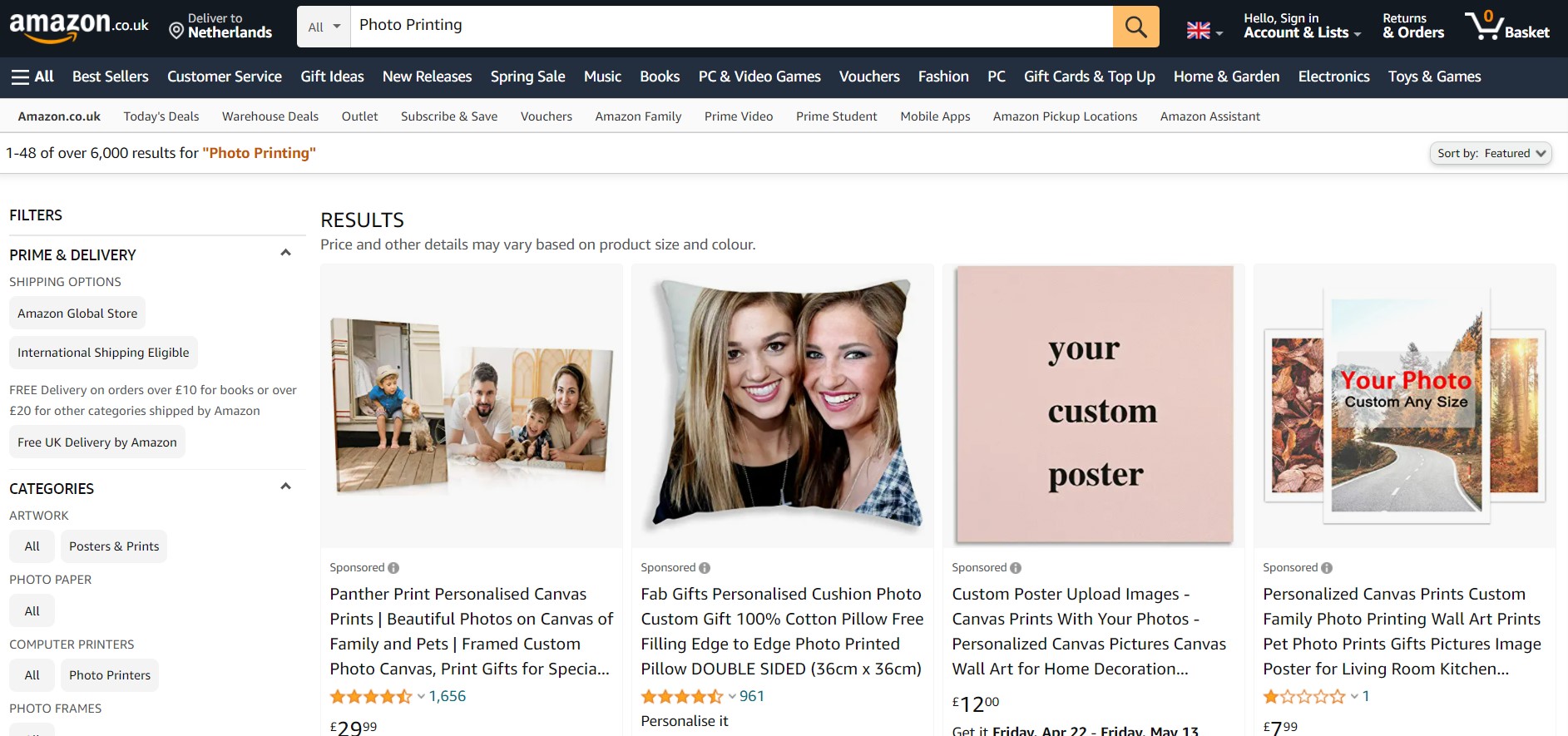Amazon Prints Amazon Prints