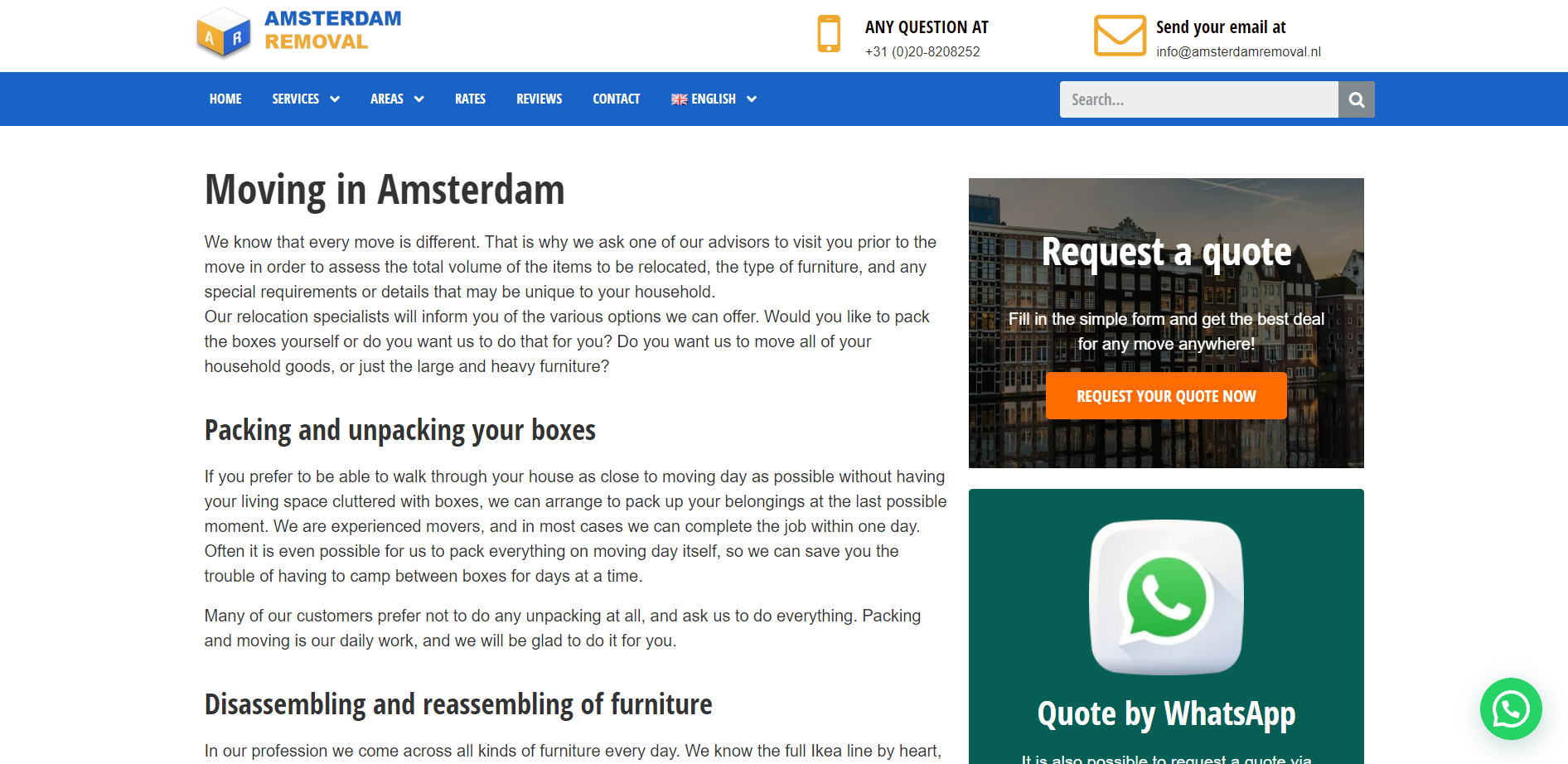 Amsterdam Removal Amsterdam Removal