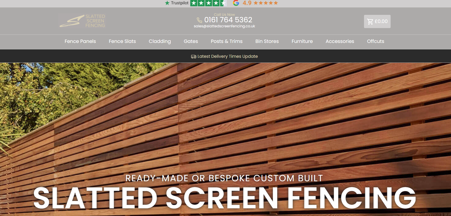 Slatted Screen Fencing Slatted Screen Fencing