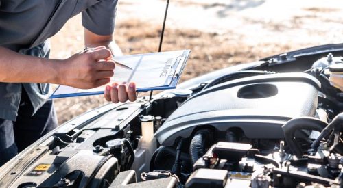 What parts of a vehicle are checked during an MOT test