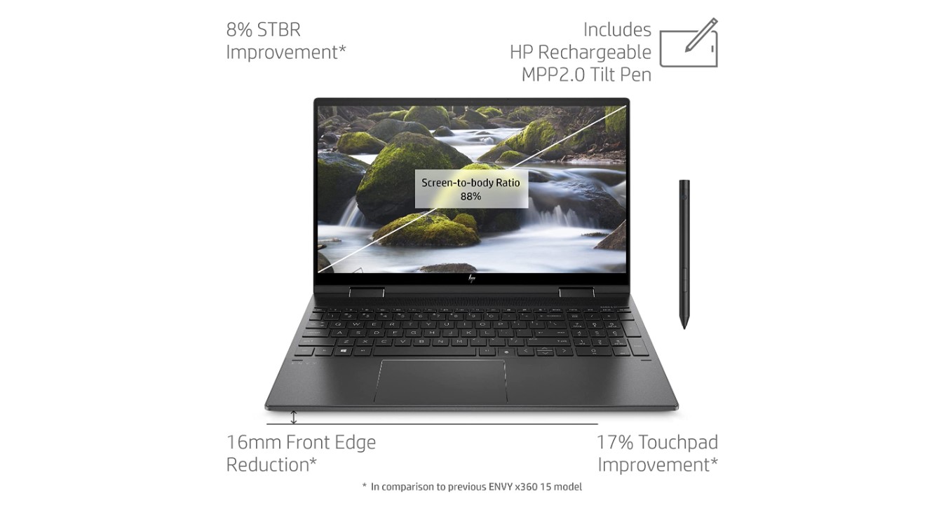 2022 HP ENVY X360 2-in-1 Touch Screen Laptop