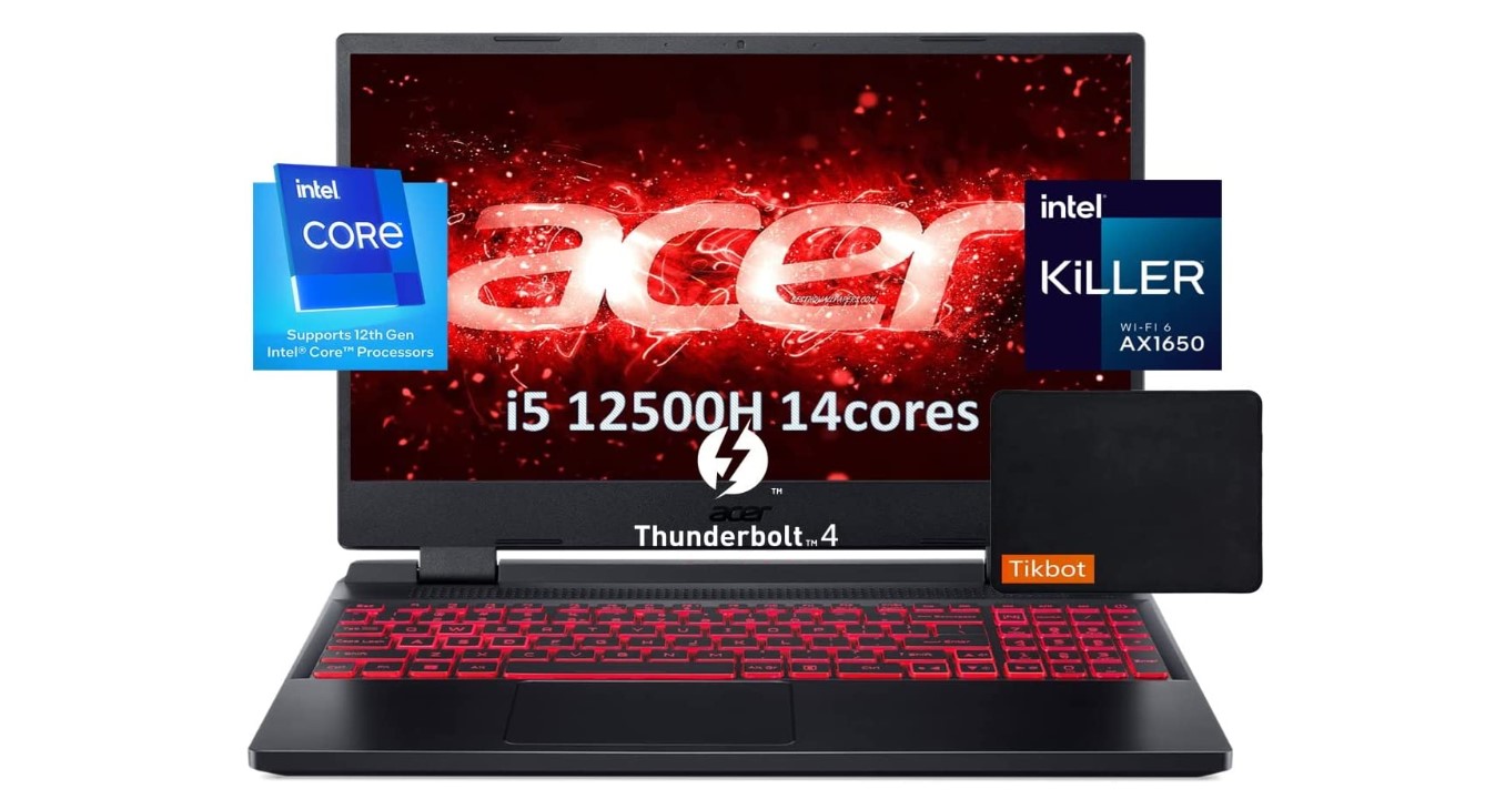 Acer 2022 New Nitro 5 - 15.6 144 Hz IPS - Intel Core i5 12th 12500H