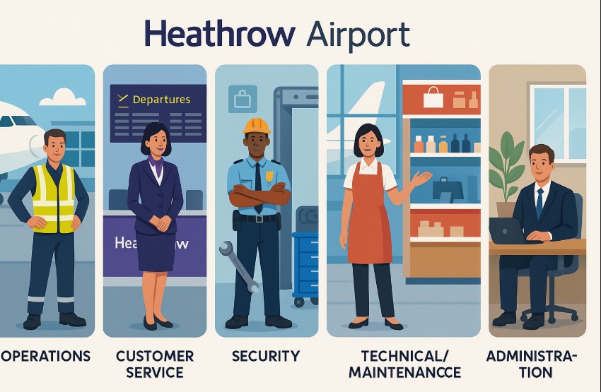 How Many People Work at Heathrow Airport and in What Roles?