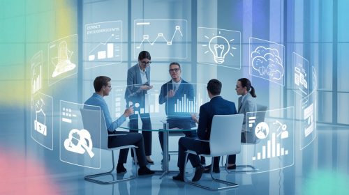 A Team in UK discussing about AI