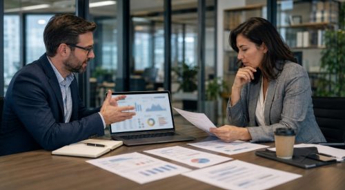 Team weighing a digital platform’s pros and cons